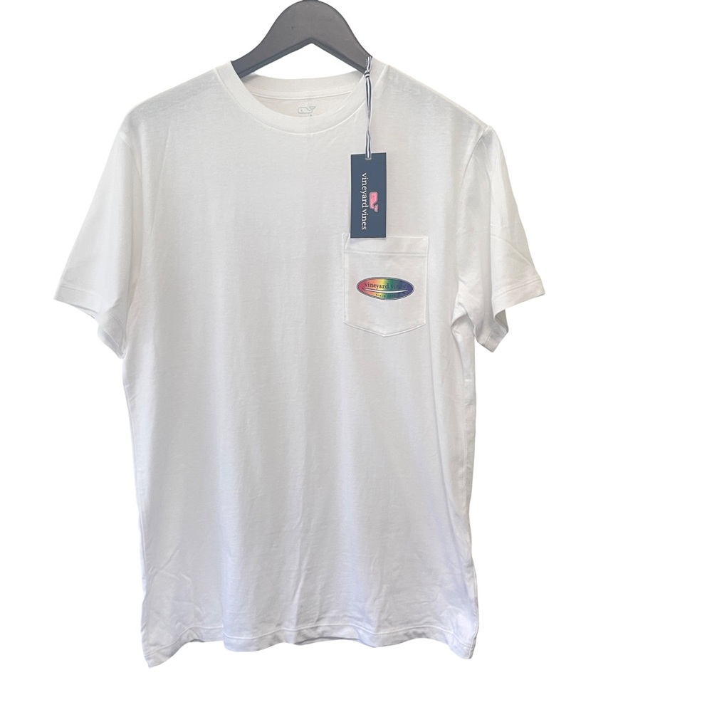 NWT Vineyard Vines Pride Ombré Surf Logo short sleeve t shirt small